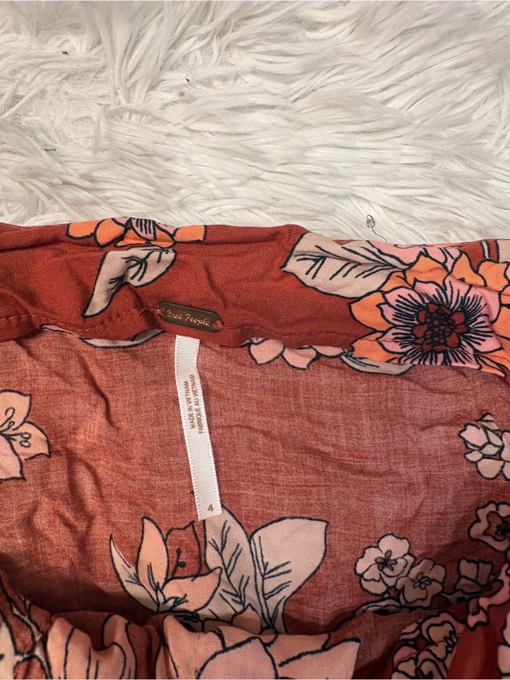 Free People Sunray Sarong Skirt in Pink Combo - Picture 3 of 4